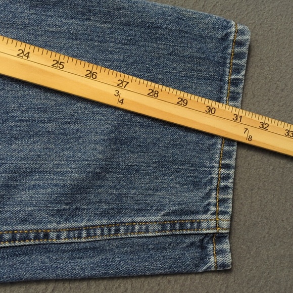 Cinch Jeans Men's 35x32 Blue Western Denim Green Label Relaxed Cowboy Rodeo - Picture 7 of 10